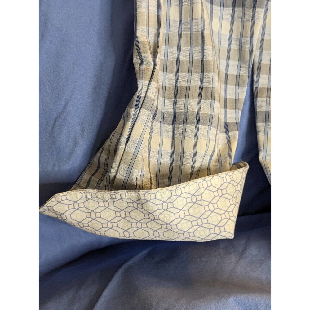 Robert Graham Long Sleeve Shirt M "Knowledge Wisdom Truth" Flip Cuff Blue Stripe - Picture 5 of 7
